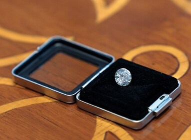 7.5 carat green diamond. (ANI/ Twitter) 7.5 carat green diamond. (ANI/ Twitter)
