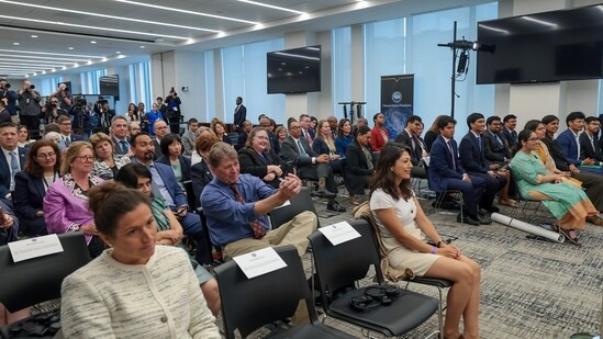 "To maintain growth momentum, India and the US need a pipeline of talent. On the one hand, the US has top-class educational institutions and advanced technologies. On the other hand, India has the world's biggest youth factory. That is why, I believe that the India-US partnership will prove to be the engine of sustainable and inclusive global growth," PM Modi said at the event.&nbsp;(ANI/PIB)