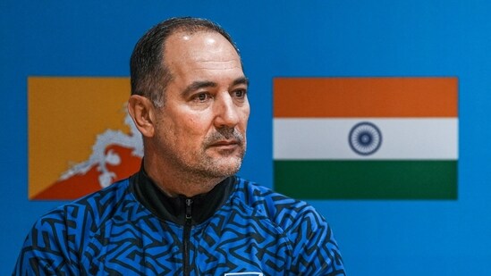 Indian head coach Igor Stimac during a press conference ahead of SAFF Championship (PTI)