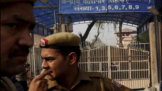 The statement said the injured inmates were treated for their self-inflicted injuries at the jail dispensary, and four among them were referred to Deen Dayal Upadhyay hospital because they had sustained deep cuts. (PTI Photo)