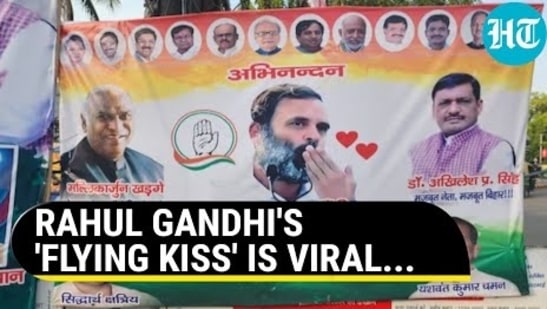 'Neta Mohabbat Wala...: Rahul Gandhi's 'Flying Kiss' Posters Go Viral Ahead Of Big Oppn Meet