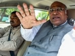 New Delhi, May 30 (ANI): Congress President Mallikarjun Kharge speaks to the media as he leaves after meeting with President Droupadi Murmu over Manipur violence, in New Delhi on Tuesday. (ANI Photo)