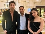 Alia Bhatt and Ranbir Kapoor during their outing in Dubai. Alia Bhatt and Ranbir Kapoor during their outing in Dubai.