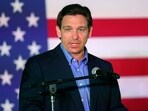 Republican presidential candidate Florida Gov. Ron DeSantis, speaks during a campaign event, Republican presidential candidate Florida Gov. Ron DeSantis, speaks during a campaign event,