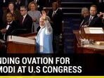 STANDING OVATION FOR PM MODI AT U.S CONGRESS STANDING OVATION FOR PM MODI AT U.S CONGRESS