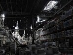 A storehouse is damaged after a nightly Russian rocket attack in Odesa, Ukraine, Wednesday, June 14, 2023. Officials say Russian forces have fired cruise missiles at the southern Ukrainian city of Odesa overnight and shelling has destroyed homes in the eastern Donetsk region, killing at least six people and injuring more than a dozen others. (AP Photo/Nina Lyashonok) A storehouse is damaged after a nightly Russian rocket attack in Odesa, Ukraine, Wednesday, June 14, 2023. Officials say Russian forces have fired cruise missiles at the southern Ukrainian city of Odesa overnight and shelling has destroyed homes in the eastern Donetsk region, killing at least six people and injuring more than a dozen others. (AP Photo/Nina Lyashonok)
