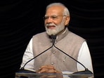 PM Modi addresses the Indian diaspora at Ronald Reagan Center, Washington.