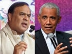 Assam chief minister Himanta Biswa Sarma and former US President Barack Obama Assam chief minister Himanta Biswa Sarma and former US President Barack Obama
