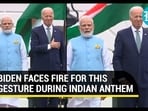 BIDEN FACES FIRE FOR THIS GESTURE DURING INDIAN ANTHEM BIDEN FACES FIRE FOR THIS GESTURE DURING INDIAN ANTHEM