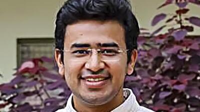 *BJP MP Tejasvi Surya asks the Karnataka government to provide support and land for the new US consulate in Bengaluru. (PTI) *BJP MP Tejasvi Surya asks the Karnataka government to provide support and land for the new US consulate in Bengaluru. (PTI)