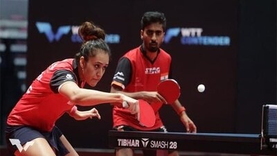 Batra and Sathiyan had already made first round exits in the women's and men's singles respectively Batra and Sathiyan had already made first round exits in the women's and men's singles respectively