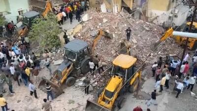 According to police, the exact cause of the collapse is yet to be determined. (HT photo)