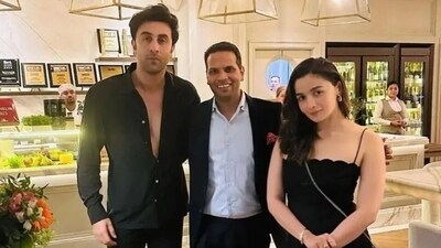 Alia Bhatt and Ranbir Kapoor during their outing in Dubai. (Instagram) Alia Bhatt and Ranbir Kapoor during their outing in Dubai. (Instagram)