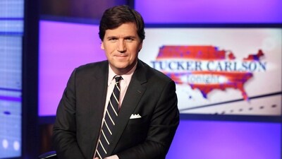 FILE - Tucker Carlson, host of "Tucker Carlson Tonight," poses for photos in a Fox News Channel studio on March 2, 2017, in New York. Fox News sent Carlson a “cease-and-desist” letter over his new Twitter series, Axios reported Monday, June 12, 2023, amid reports of contract battles between the conservative network and its former prime-time host. (AP Photo/Richard Drew, File) (AP) FILE - Tucker Carlson, host of "Tucker Carlson Tonight," poses for photos in a Fox News Channel studio on March 2, 2017, in New York. Fox News sent Carlson a “cease-and-desist” letter over his new Twitter series, Axios reported Monday, June 12, 2023, amid reports of contract battles between the conservative network and its former prime-time host. (AP Photo/Richard Drew, File) (AP)