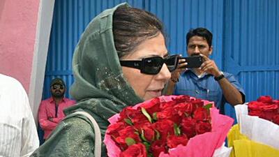 Former Jammu and Kashmir chief minister Mehbooba Mufti. (ANI) Former Jammu and Kashmir chief minister Mehbooba Mufti. (ANI)