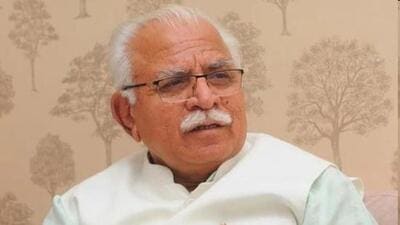 Haryana CM Manohar Lal Khattar (HT File)