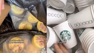 Woman claims Starbucks threw unused food. (Instagram/@AnnaSacks) Woman claims Starbucks threw unused food. (Instagram/@AnnaSacks)