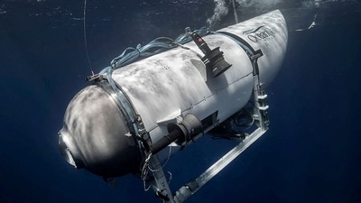 On board were British explorer Hamish Harding, French submarine expert Paul-Henri Nargeolet, Pakistani-British tycoon Shahzada Dawood and his son Suleman, and Stockton Rush, CEO of the sub's operator OceanGate Expeditions. (File) (via Reuters)