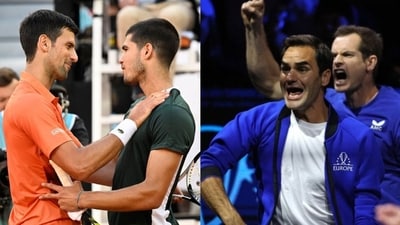 Carlos Alcaraz ignored Novak Djokovic to make a huge 'Roger Federer and Andy Murray' remark. Carlos Alcaraz ignored Novak Djokovic to make a huge 'Roger Federer and Andy Murray' remark.