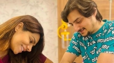 Ghum Hai Kisikey Pyaar Meiin actors Tanvi Thakkar and Aaditya Kapadia with their newborn. Ghum Hai Kisikey Pyaar Meiin actors Tanvi Thakkar and Aaditya Kapadia with their newborn.