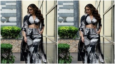 In open tresses styled in wavy curls, silver hoop earrings and minimal makeup, Huma posed and made her fans drool. "Tarla ji posing and strutting in excitement," the actor captioned her pictures. (Instagram/@iamhumaq) In open tresses styled in wavy curls, silver hoop earrings and minimal makeup, Huma posed and made her fans drool. "Tarla ji posing and strutting in excitement," the actor captioned her pictures. (Instagram/@iamhumaq)