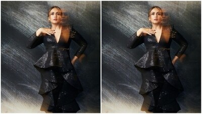 Huma's fashion diaries are getting better by the day. A few days back, the actor looked ravishing in a sequined black flared gown. (Instagram/@iamhumaq) Huma's fashion diaries are getting better by the day. A few days back, the actor looked ravishing in a sequined black flared gown. (Instagram/@iamhumaq)