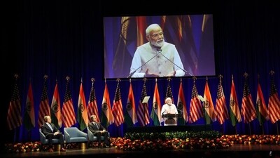 Prime Minister Narendra Modi at the US-India Strategic Partnership Forum (USISPF). (Twitter/MEAIndia) Prime Minister Narendra Modi at the US-India Strategic Partnership Forum (USISPF). (Twitter/MEAIndia)