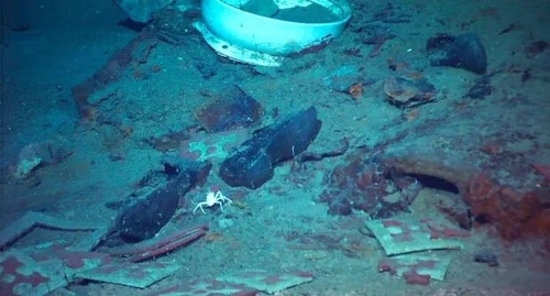 Titan submersible debris. (Image Credit: OceanGate)