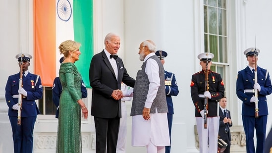 PM Modi is visiting the US from June 21-24 at the invitation of US President Biden and First Lady Jill Biden.(PTI)