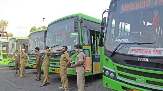 With the PMPML having incurred operational losses to the tune of Rs696.50 crores in the year 2022-23, chairman and managing director (CMD) Om Prakash Bakoria requested the PMC to share the losses. (REPRESENTATIVE PHOTO)