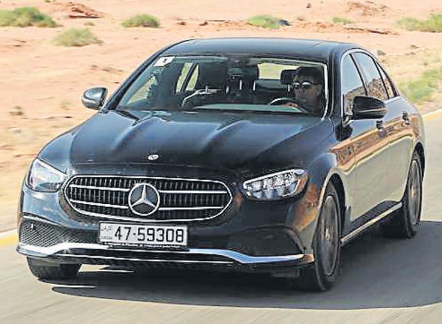 The Mercedes E-Class. The Mercedes E-Class.