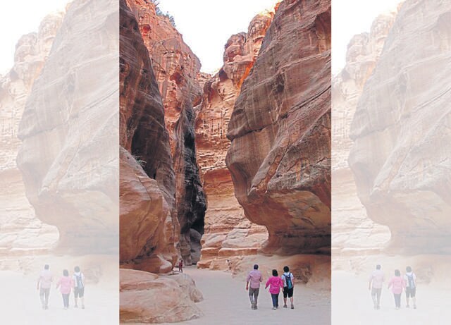 The walk through the Siq, the gateway to Petra, is something you’ll never experience elsewhere. This is the place to set your personal Fitbit record. The walk through the Siq, the gateway to Petra, is something you’ll never experience elsewhere. This is the place to set your personal Fitbit record.