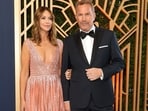 Kevin Costner with estranged wife Christine