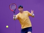 Andy Murray in action.