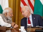 U.S. President Joe Biden and India's Prime Minister Narendra Modi in the East Room of the White House in Washington, U.S., June 23, 2023.