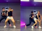 The image shows the duo tapping their feet to the song Ooh La La. The image shows the duo tapping their feet to the song Ooh La La.