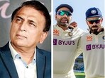 Sunil Gavaskar, Rohit Sharma and Virat Kohli Sunil Gavaskar, Rohit Sharma and Virat Kohli