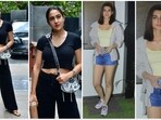 Sara Ali Khan and Kriti Sanon opt for no-makeup look and comfy fits. Sara Ali Khan and Kriti Sanon opt for no-makeup look and comfy fits.