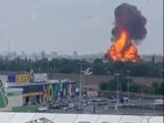 Helicopters attack oil depot in Russia's Voronezh