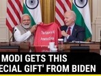 PM MODI GETS THIS  'SPECIAL GIFT' FROM BIDEN
