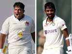 Sarfaraz Khan and Abhimanyu Easwaran Sarfaraz Khan and Abhimanyu Easwaran