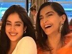 Janhvi Kapoor and Sonam Kapoor are having the best time together in London.