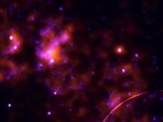 The image, taken from the viral video shared on Instagram, shows the sonification of a supermassive black hole. The image, taken from the viral video shared on Instagram, shows the sonification of a supermassive black hole.