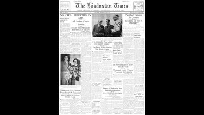 HT This Day: June 25, 1953 -- Dr Moukerjee’s body cremated HT This Day: June 25, 1953 -- Dr Moukerjee’s body cremated