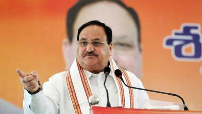 BJP National President JP Nadda will address a public rally at Telangana’s Nagakurnool on Sunday evening. (ANI) BJP National President JP Nadda will address a public rally at Telangana’s Nagakurnool on Sunday evening. (ANI)