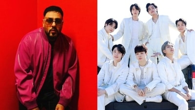 Badshah spoke about his Bloody Daddy song which has the word 'BTS'. Badshah spoke about his Bloody Daddy song which has the word 'BTS'.