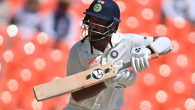 Cheteshwar Pujara in action for India. (AFP) Cheteshwar Pujara in action for India. (AFP)
