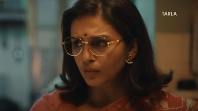 Huma Qureshi in a still from Tarla trailer.