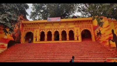 Nagavasuki temple in Prayagraj. (HT FILE PHOTO) Nagavasuki temple in Prayagraj. (HT FILE PHOTO)