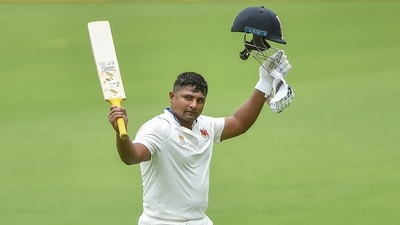Mumbai's Sarfaraz Khan during the Ranji Trophy last year (PTI) Mumbai's Sarfaraz Khan during the Ranji Trophy last year (PTI)
